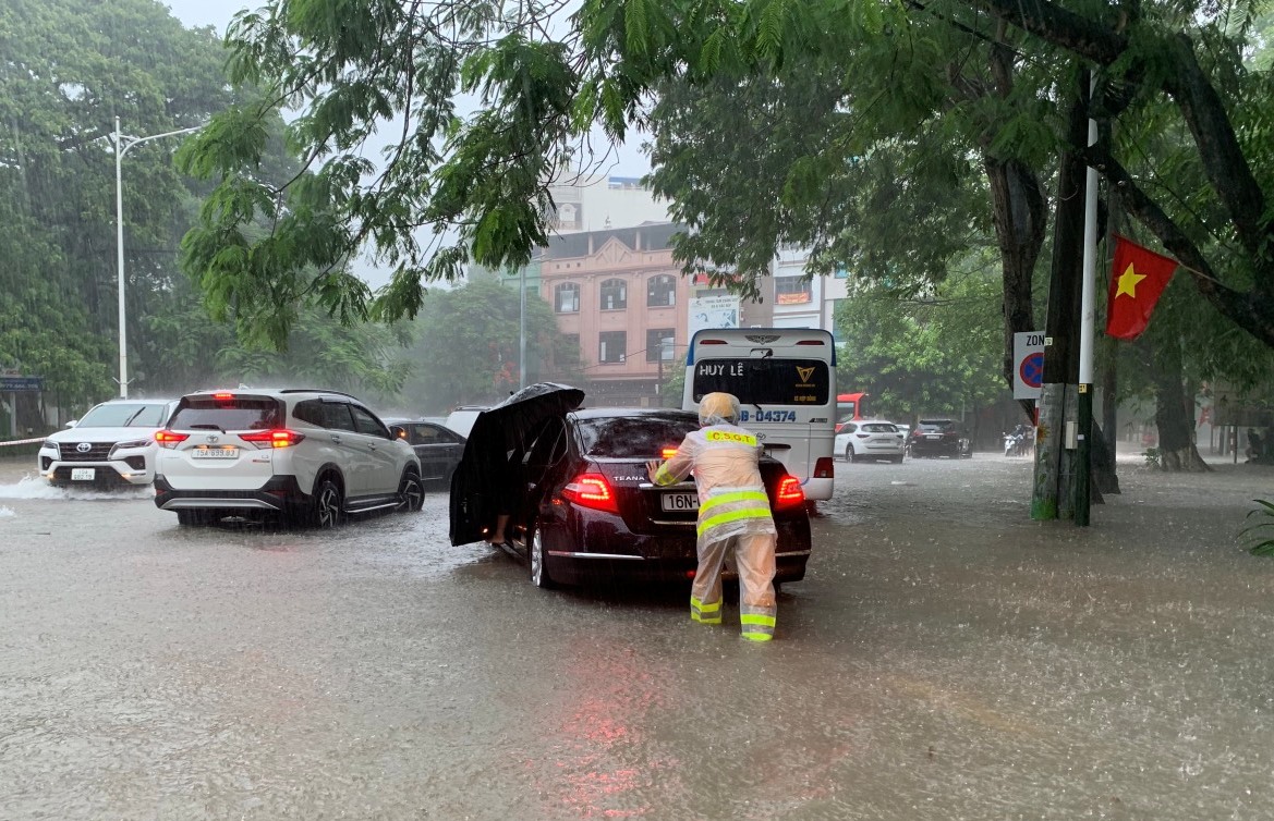 Công an thành phố chủ động ứng phó với cơn bão số 7